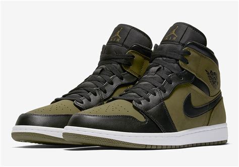 nike jordan mid olive